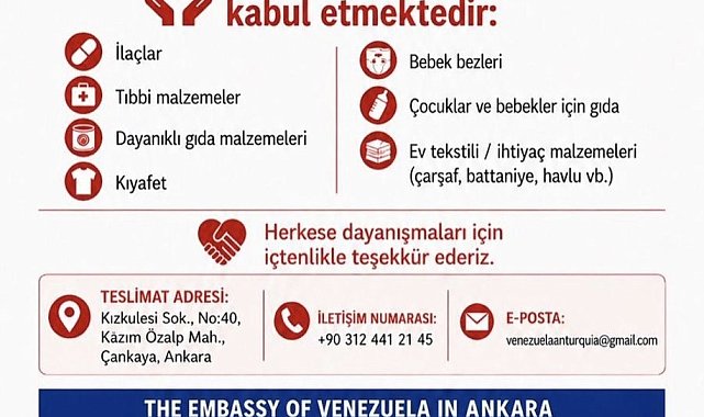Fatma Şahin'den Venezuela'ya yardım çağrısı