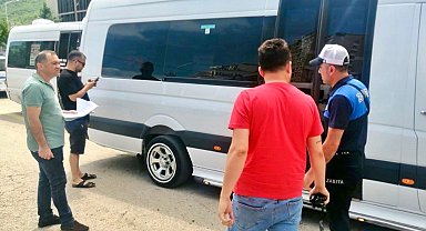 Filmli dolmuşlara ceza yağdı