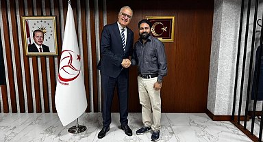 FIVB İletişim Komisyonu Üyesi Dr. Varuna Suthra, Türkiye Voleybol Federasyonu'nu ziyaret etti