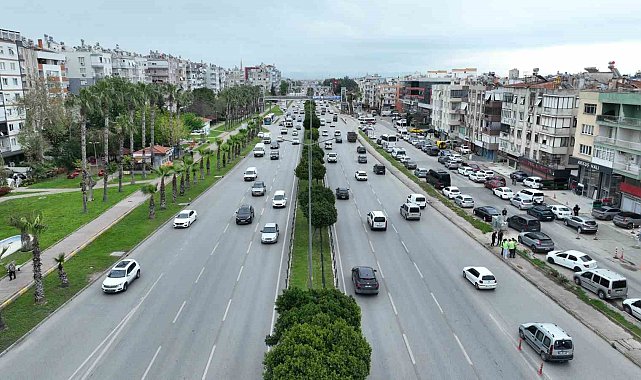 Gazi Bulvarı'nda trafik akışını rahatlatmak için çalışma başlatıldı