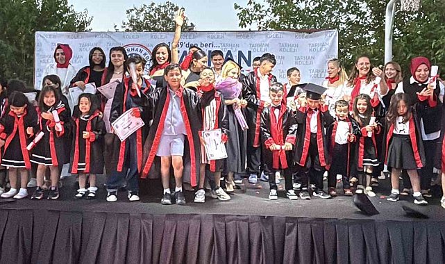 Gaziantep'in yeni eğitim merkezinde mezuniyet heyecanı