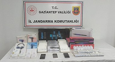 Gaziantep'te 1,4 milyon TL değerinde kaçak malzeme ele geçirildi: 2 gözaltı