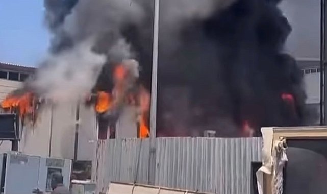 Gaziantep'te korkutan iş yeri yangını
