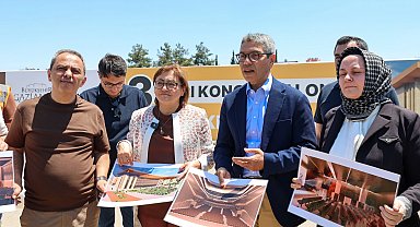 Gaziantep'te bölgenin en büyük kongre merkezi hazırlığı