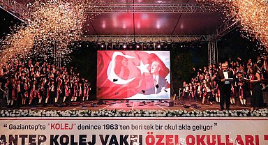 GKV Özel İlkokulu'nda kep heyecanı ve mezuniyet gururu