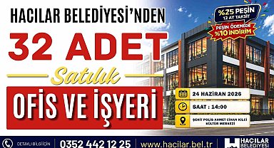 Hacılar'da 32 işyeri yeni sahiplerini bekliyor