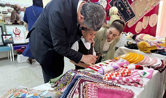 Halk Eğitim kursiyerlerinin eserleri görücüye çıktı