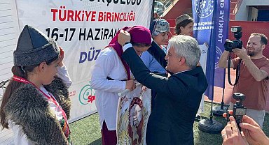 Hedefi ortadan vuran sporcular, madalyalarını aldı