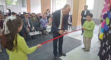 Hisarcık Güldüren İlkokulu ana sınıfında yıl sonu sergisi