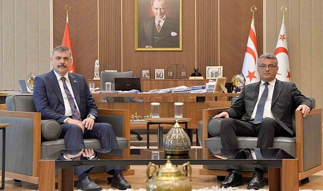 İçişleri Bakanı Çiftçi, KKTC Cumhurbaşkanı Erhürman ile görüştü