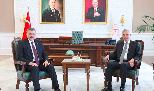 İçişleri Bakanı Çiftçi, Sağlık Bakanı Memişoğlu ile bir araya geldi