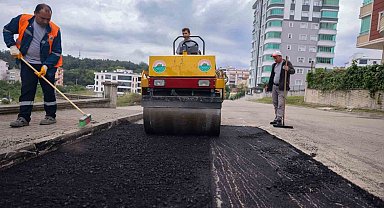 İlkadım'da yol yapım ve onarım çalışmaları