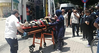 Isparta'da otomobil ile motosiklet çarpıştı: 1 yaralı