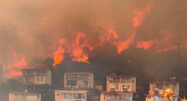 İzmir'de makilik alandaki yangın büyük ölçüde kontrol altına alındı
