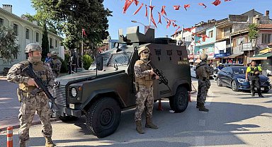 İznik'te 'Önüne bak' tartışmasının ardından bölgede yoğun güvenlik önlemi