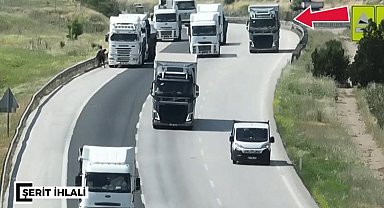Jandarmadan dron destekli trafik denetimi: Bin 700 araca ceza