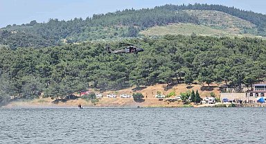 Jandarmadan nefes kesen 'suda arama kurtarma' tatbikatı