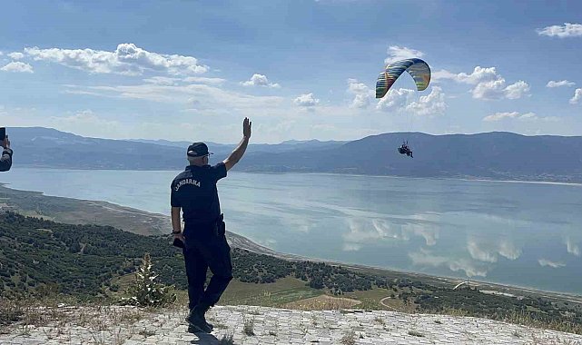 Jandarmanın 187'nci yılı Burdur semalarında kutlandı