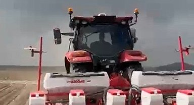 Kabak çekirdeği üretiminde önemli merkez olan Tomarza'da ekim sezonu başladı