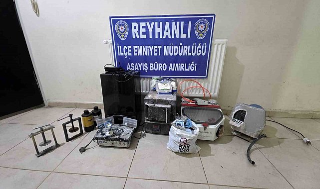 Kaçak atölyede diş protezi ve implant üreten işletmeye baskın