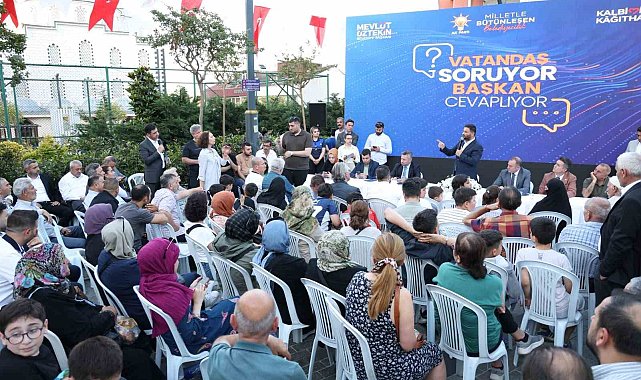 Kağıthane'de vatandaşların söz aldığı programda hizmetler ve yeni projeler masaya yatırıldı