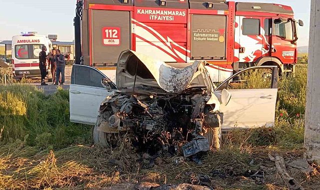 Kahramanmaraş'ta kaza: 1 yaralı