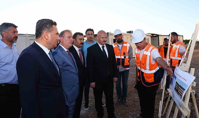 Kahta'da kamu yatırımları yerinde incelendi