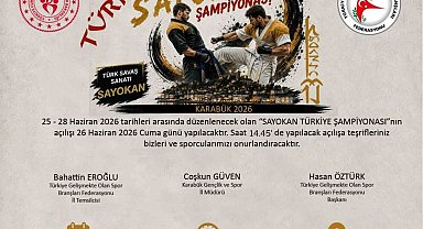 Karabük, Sayokan Türkiye Şampiyonası'na ev sahipliği yapacak