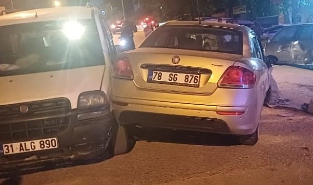Karabük'te 5 aracın karıştığı zincirleme kazada 2 kişi yaralandı