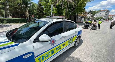 Karaman'da motosiklet denetimleri arttı