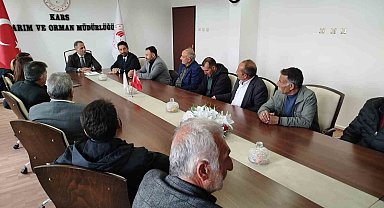 Kars hayvancılığı masaya yatırıldı: Birlik Başkanı Eren Alp'ten Aydın'a ziyaret
