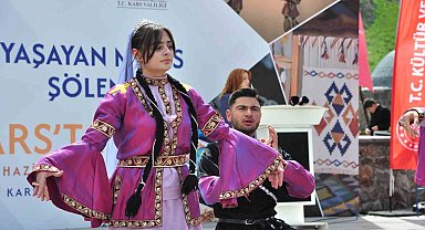 Kars Yaşayan Miras Şöleni renkli görüntülerle başladı