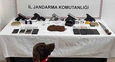 Kastamonu'da uyuşturucu ve silah operasyonu: 3 tutuklama