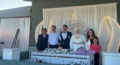 Kaymakam Demirtaş, Gelekçi ailesinin mutluluğuna ortak oldu