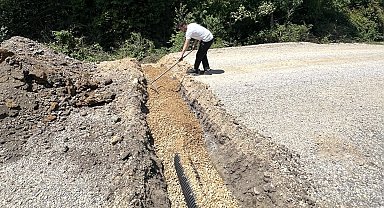 Kaynaşlı'da Sazköy'ün yağmur suyu ve drenaj altyapısı güçlendirildi
