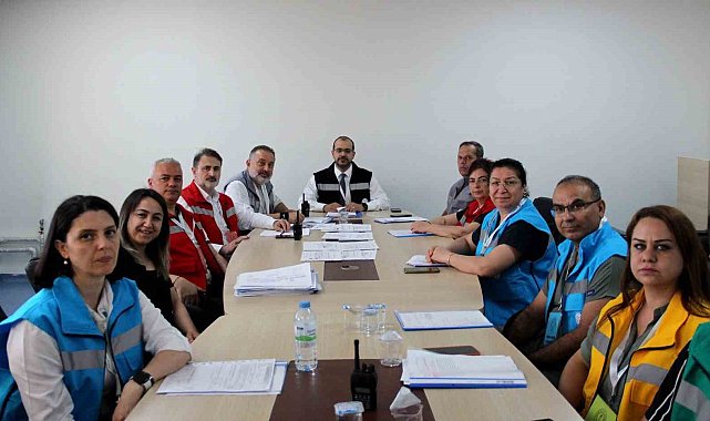 Kayseri Devlet Hastanesi'nde eş zamanlı tatbikat