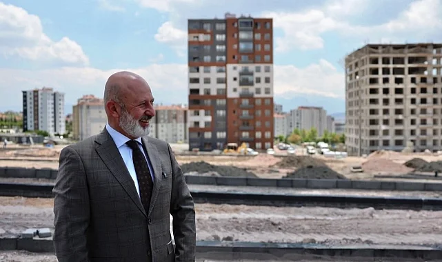 Kayseri Kocasinan'da kentsel dönüşümle yeni yaşam alanları yükseliyor