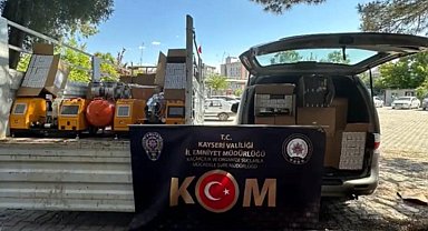 Kayseri'de 1 milyon 50 bin adet makaron ele geçirildi: 1 gözaltı