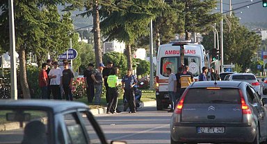 Kaza sonrasında dili boğazına kaçan çocuğu vatandaş kurtardı