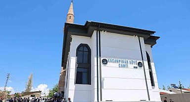 Kazanpınar cami düzenlenen törenle ibadete açıldı