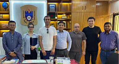 KBÜ ile Bangladeş Üniversitesi arasında akademik iş birliği teması