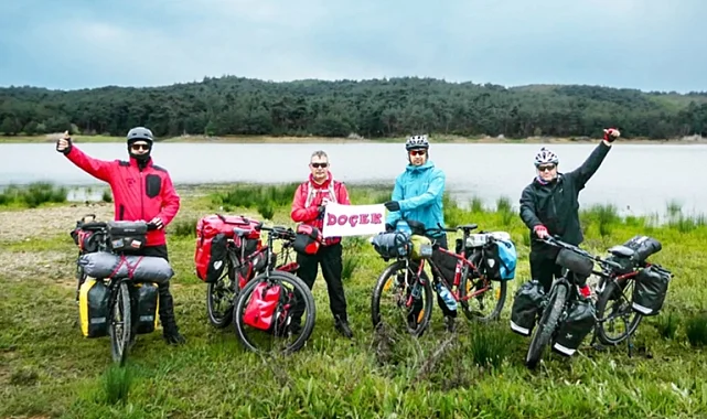 Keşan DOÇEK'ten tarihi pedal yolculuğu