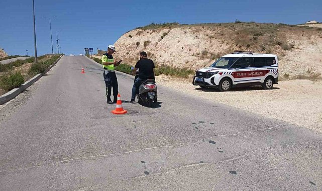 Kilis'te motosiklet sürücülerine özel denetim