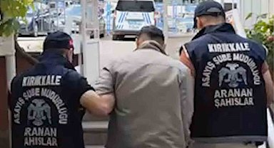 Kırıkkale'de 10 yıl hapis cezası bulunan yabancı uyruklu hükümlü yakalandı