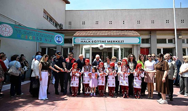 Kırklareli'de hayat boyu öğrenme haftası sergisi açıldı
