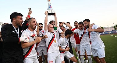 KKTC Milli Futbol Takımı, Padania'yı 6-1 yenerek CONIFA Avrupa şampiyonu oldu