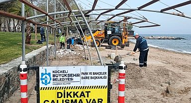 Kocaeli Büyükşehir'den sahillere yaz dokunuşu