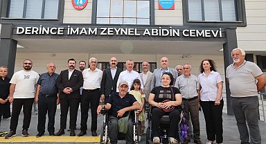 Kocaeli'de yeni Cemevi'nin kontrollerini Başkan Büyükakın yaptı