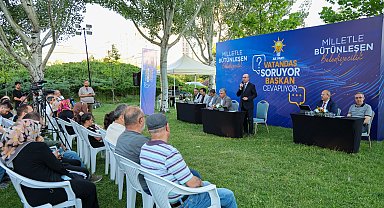 Konya Selçuklu'da vatandaş soruyor, başkan cevaplıyor
