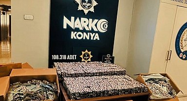 Konya'da narkotik polisinden uyuşturucu operasyonu: 6 tutuklama